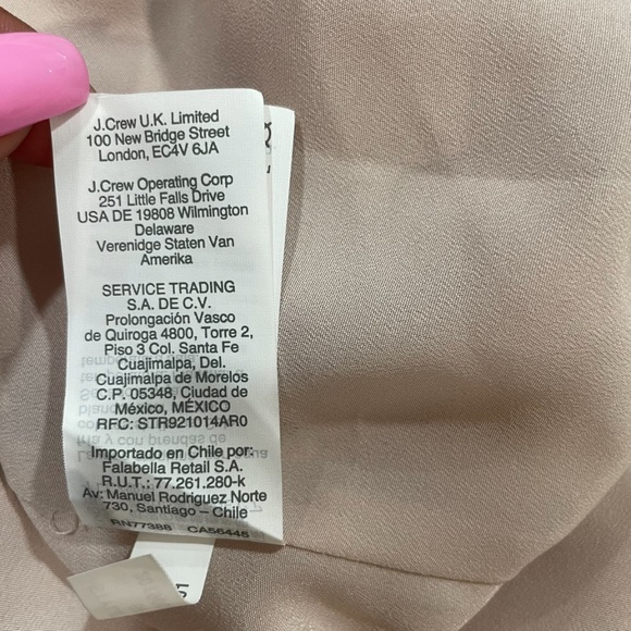 J.Crew Factory Women'sSleeveless Light Baby Pink Printed Tiered Midi Dress Sz14 - Picture 12 of 12